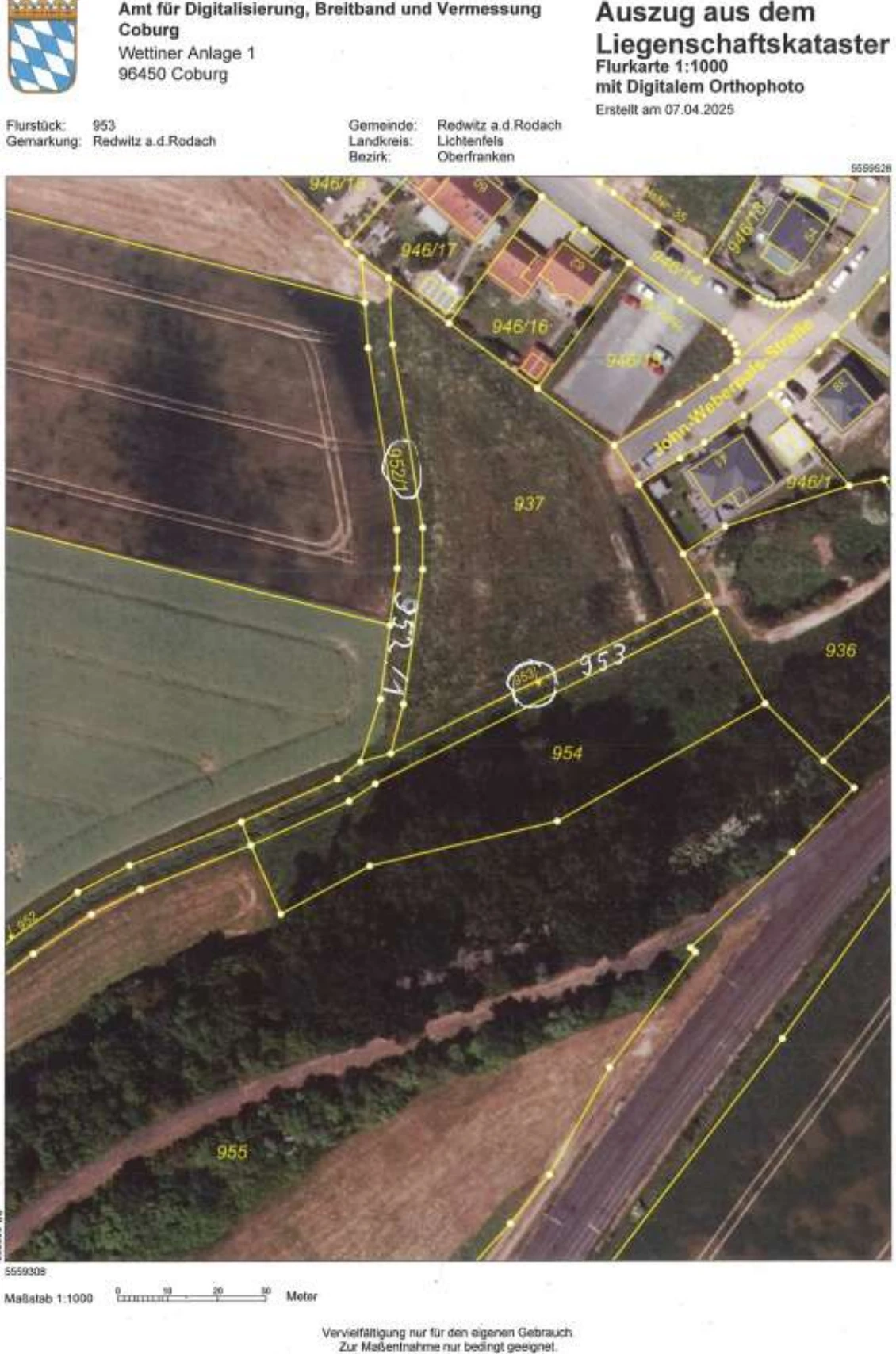 Grundstück in Redwitz a. d. Rodach — Bild 3