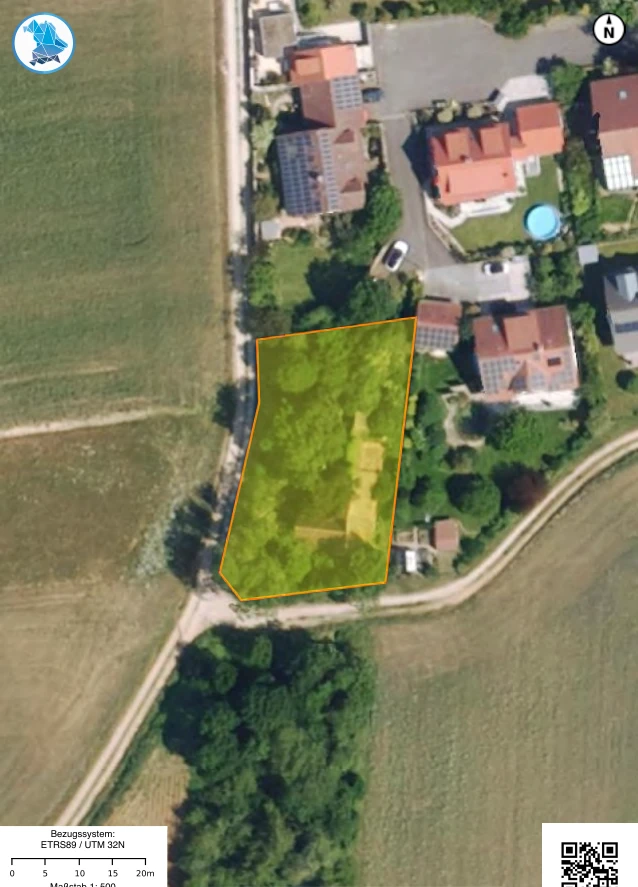unbebautes Grundstück, Wohnhaus mit Anbau und Scheune: in Markt Eckental — Bild 3