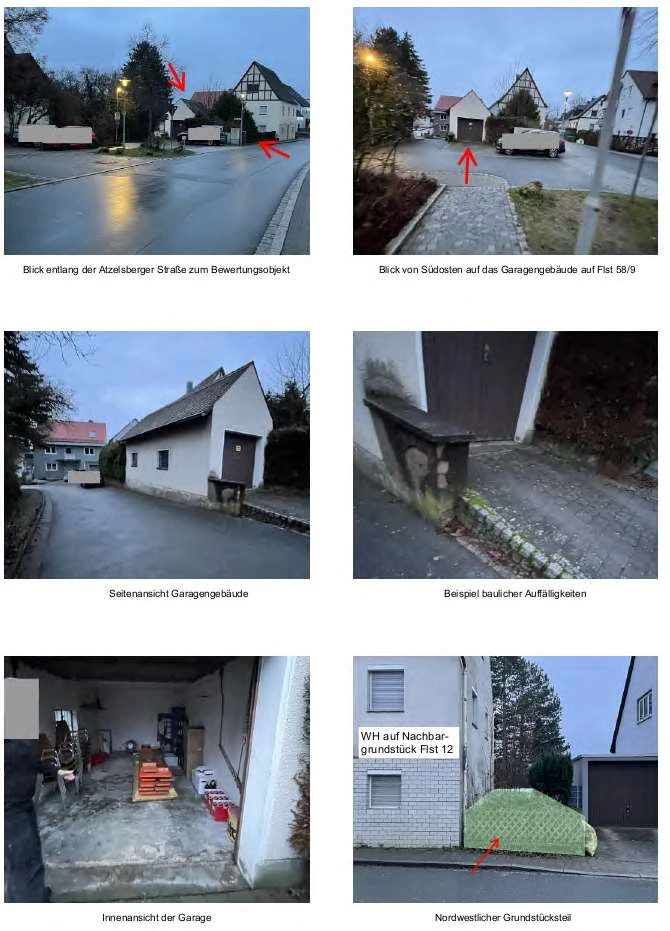 Garagengebäude und Schuppen in Marloffstein