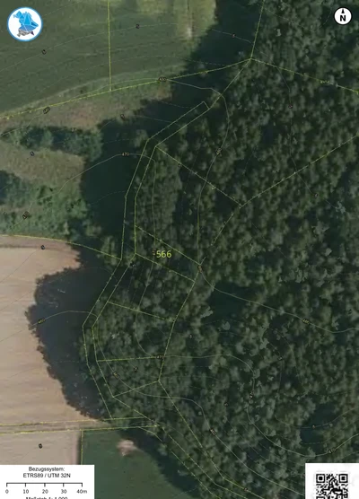 land- und forstwirtschaftlich genutztes Grundstück in Hüttenkofen