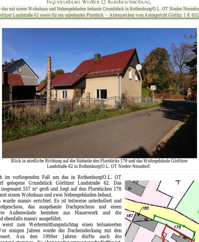 Wohnhaus (teilsaniert) mit Nebengebäuden in Rothenburg/O.L.