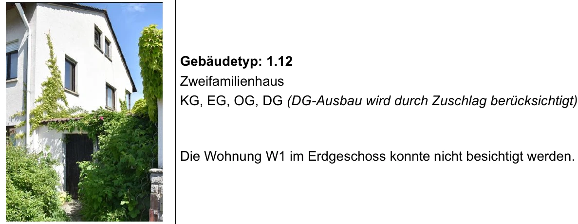 Erbbaurecht an dem mit einer Doppelhaushälfte und Garage bebauten Grundstück in Würzburg — Bild 3