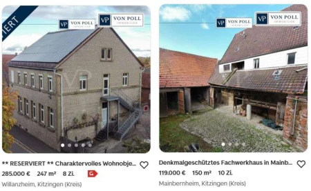 Denkmalgeschütztes Wohnhaus in Dettelbach — Bild 2