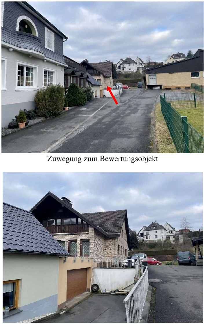 Garage, Einfamilienhaus, Einfamilienhaus mit nicht genehmigten Umbauarbeiten in ein Dreifamilienhaus in Morsbach — Bild 2