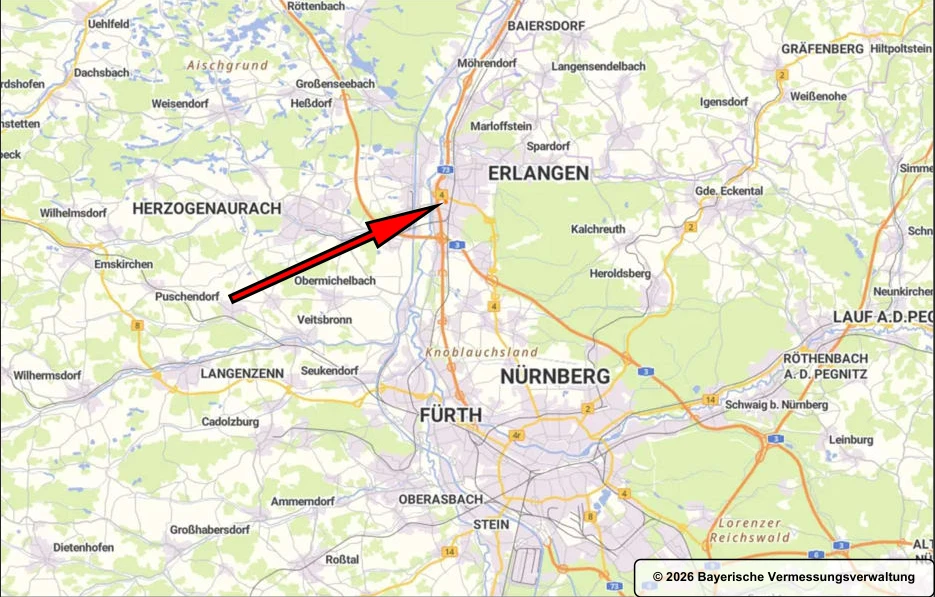 Eigentumswohnung (3 bis 4 Zimmer), Kfz-Stellplatz, sonstiges Teileigentum (z.B. Keller, Hobbyraum) in Erlangen — Bild 3