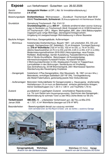 Dreifamilienhaus in Tirschenreuth