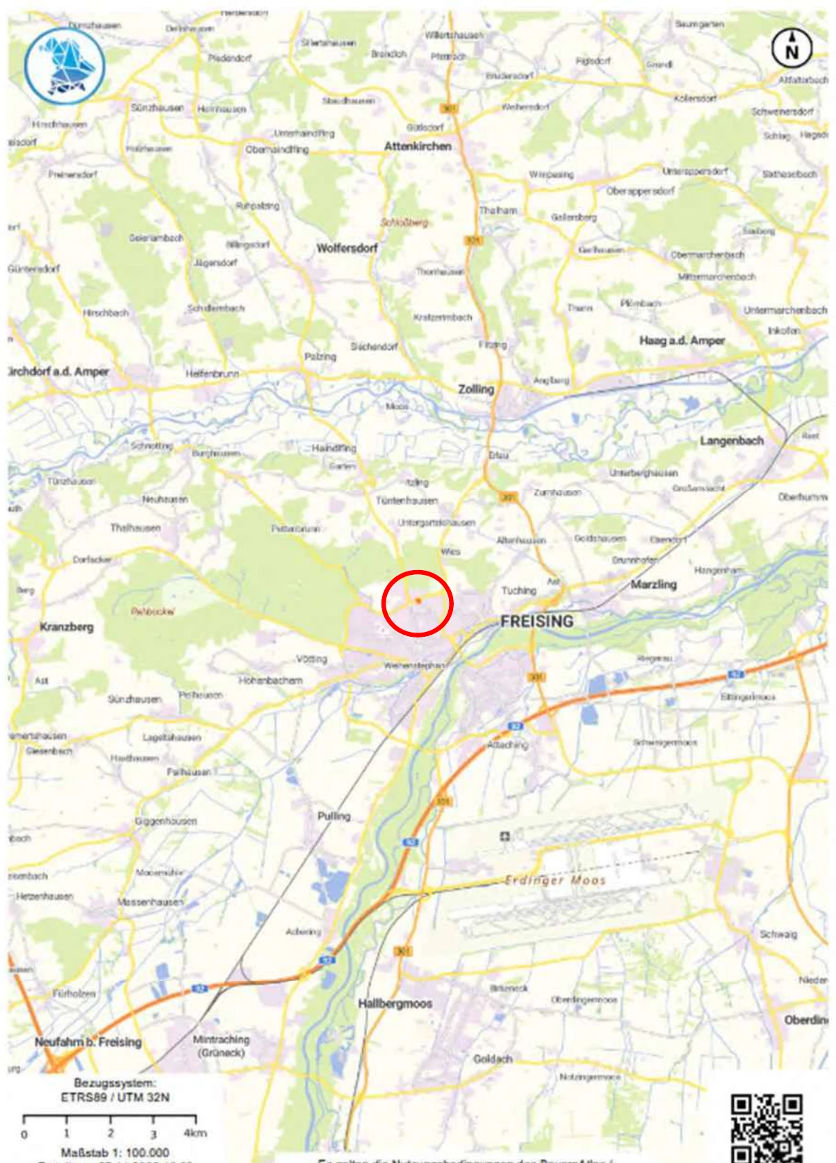 Eigentumswohnung (1 bis 2 Zimmer), Kfz-Stellplatz (Tiefgarage) in Freising