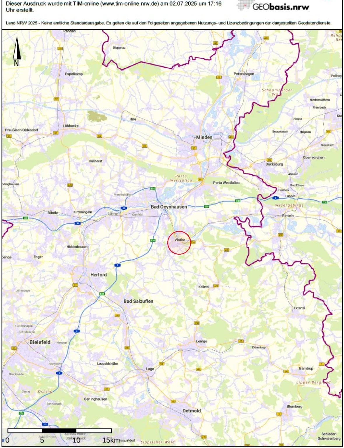 Baugrundstück in Vlotho — Bild 3