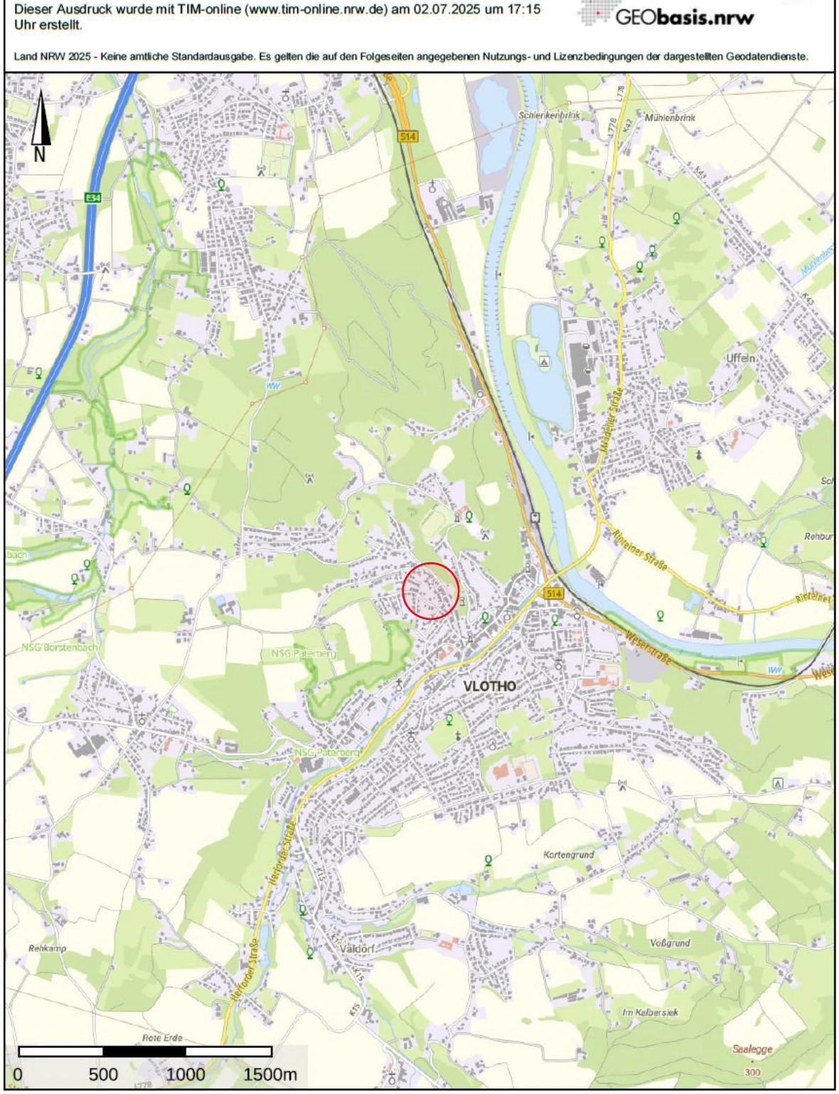Baugrundstück in Vlotho