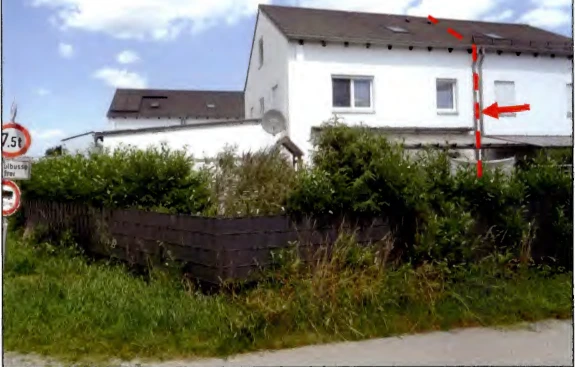 Doppelhaushälfte, Garage, Verkehrsfläche in Pilsting — Bild 2
