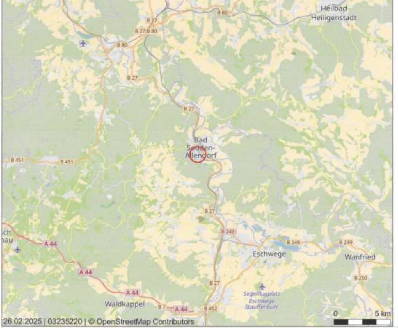 Baugrundstück, unbebautes Grundstück in Bad Sooden-Allendorf
