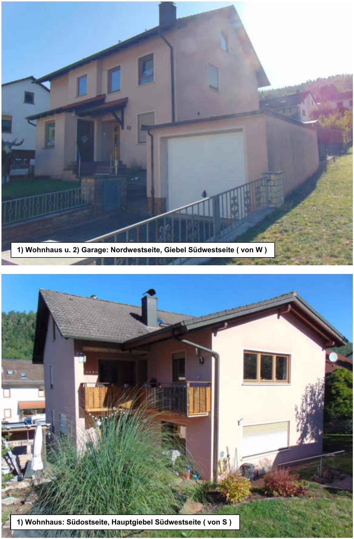 Zweigeschossiges Zweifamilienwohnhaus mit Garage in Gemünden — Bild 2