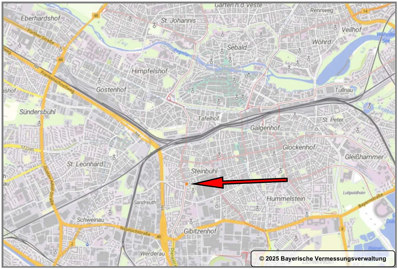 2,5 Zimmer Eigentumswohnung in Nürnberg — Bild 2