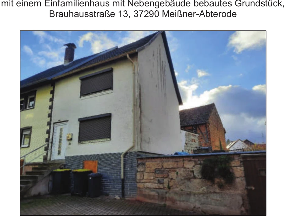 Einfamilienhaus, Nebengebäude in Meißner — Bild 2