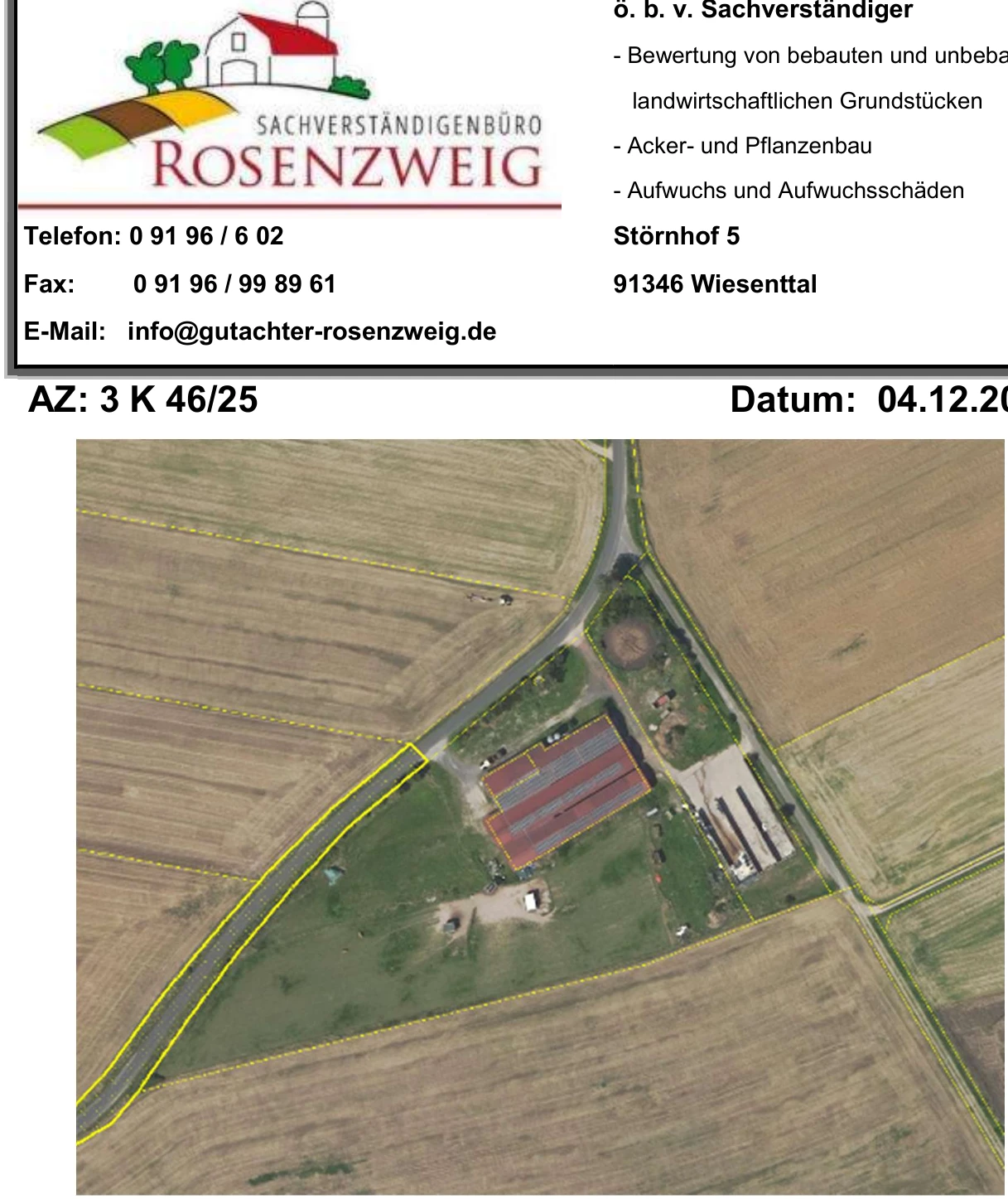 land- und forstwirtschaftlich genutztes Grundstück, bebaute Landwirtschaftsfläche in Mönchsambach — Bild 3