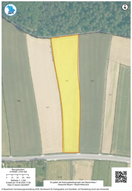 unbebautes Grundstück, land- und forstwirtschaftlich genutztes Grundstück in Schwabach — Bild 3