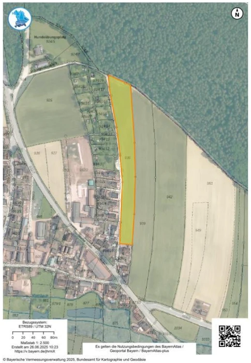 unbebautes Grundstück, land- und forstwirtschaftlich genutztes Grundstück in Schwabach — Bild 2