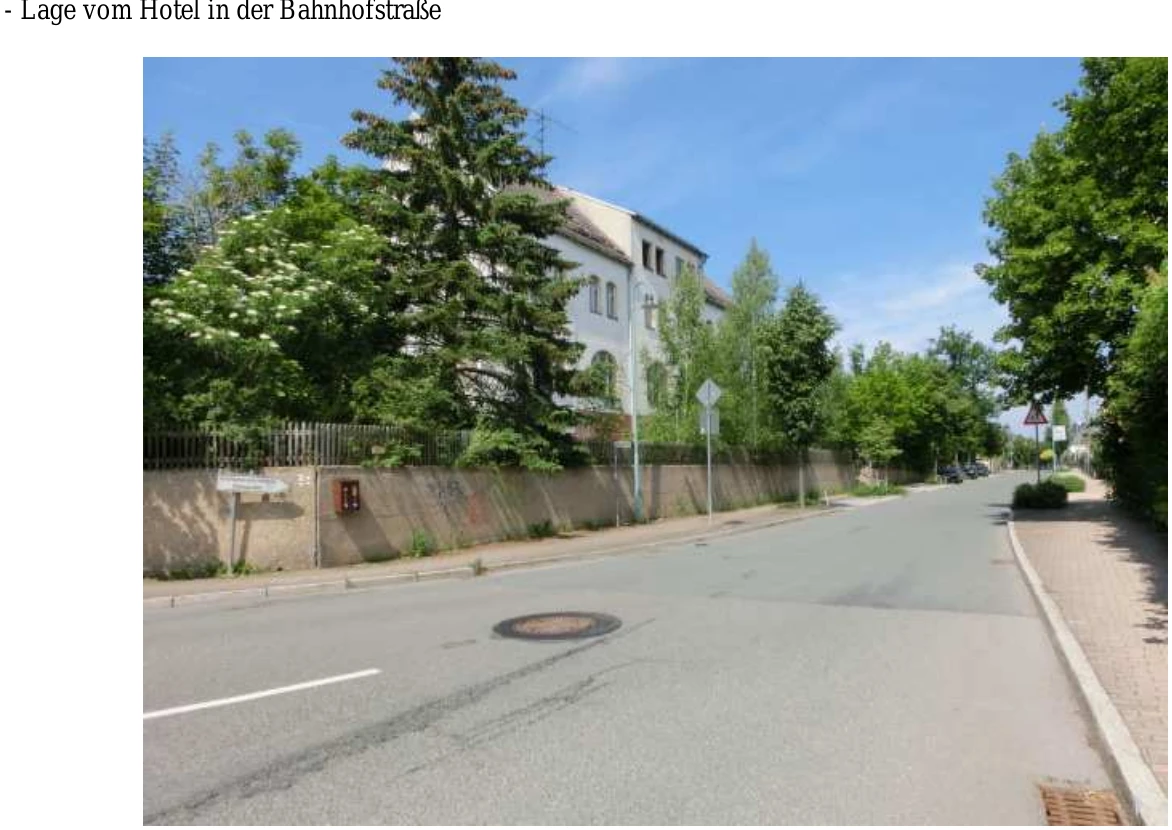 Wohn-/Geschäftshaus, ehemals Hotel mit Gaststätte, Anbau Heizungsgeb. u. 5 PKW-Reihengaragen in Plauen — Bild 2