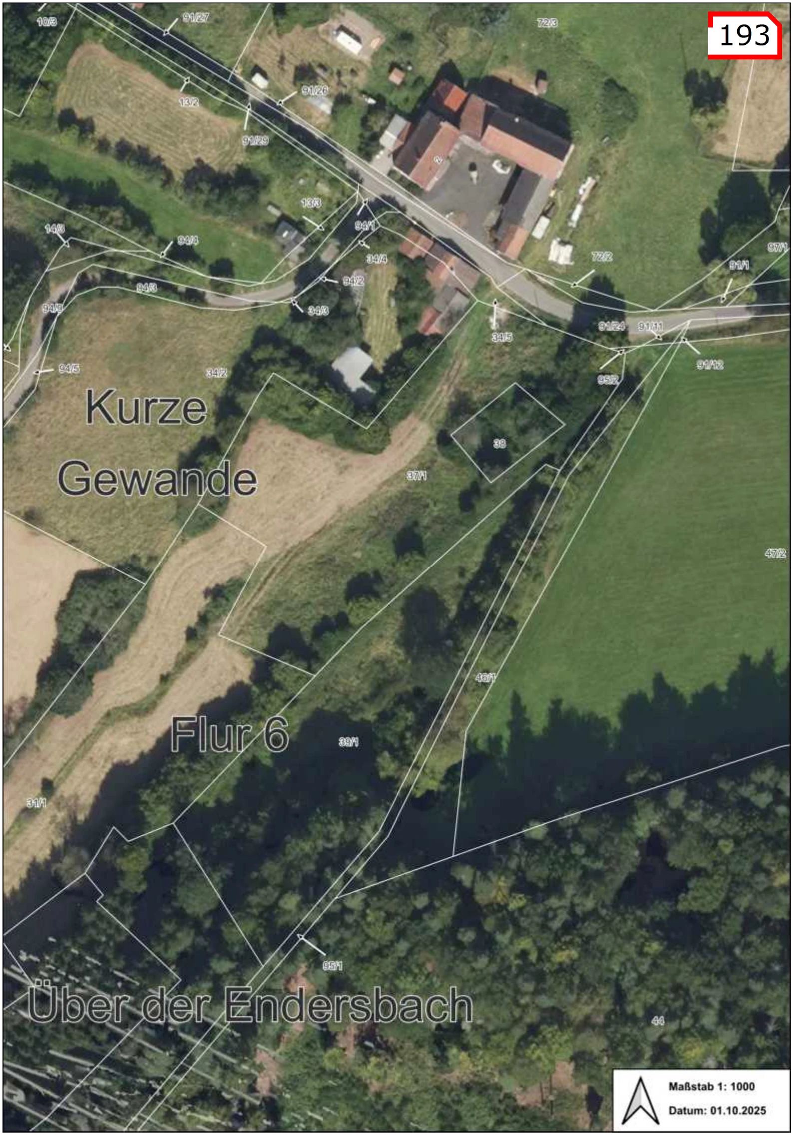 land- und forstwirtschaftlich genutztes Grundstück in Ludwigsau
