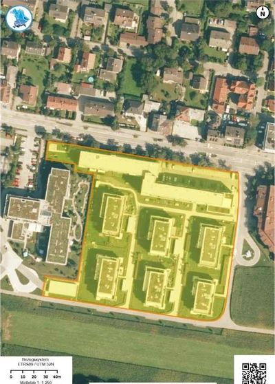Büro-/Verwaltungsräume, Tiefgaragenstellplatz in Freilassing