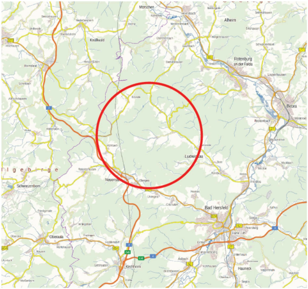 land- und forstwirtschaftlich genutztes Grundstück in Ludwigsau — Bild 2