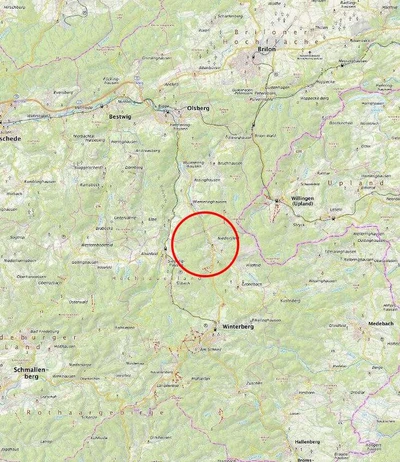 land- und forstwirtschaftlich genutztes Grundstück in Winterberg
