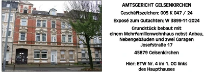Eigentumswohnung (3 bis 4 Zimmer) in Gelsenkirchen