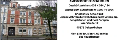 Eigentumswohnung (1 Zimmer) in Gelsenkirchen