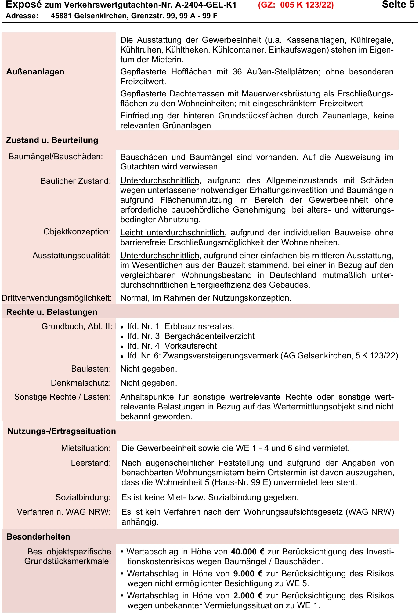 Wohn- und Geschäftshaus mit Stellplatzhof in Gelsenkirchen
