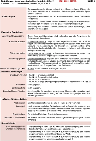 Wohn- und Geschäftshaus mit Stellplatzhof in Gelsenkirchen