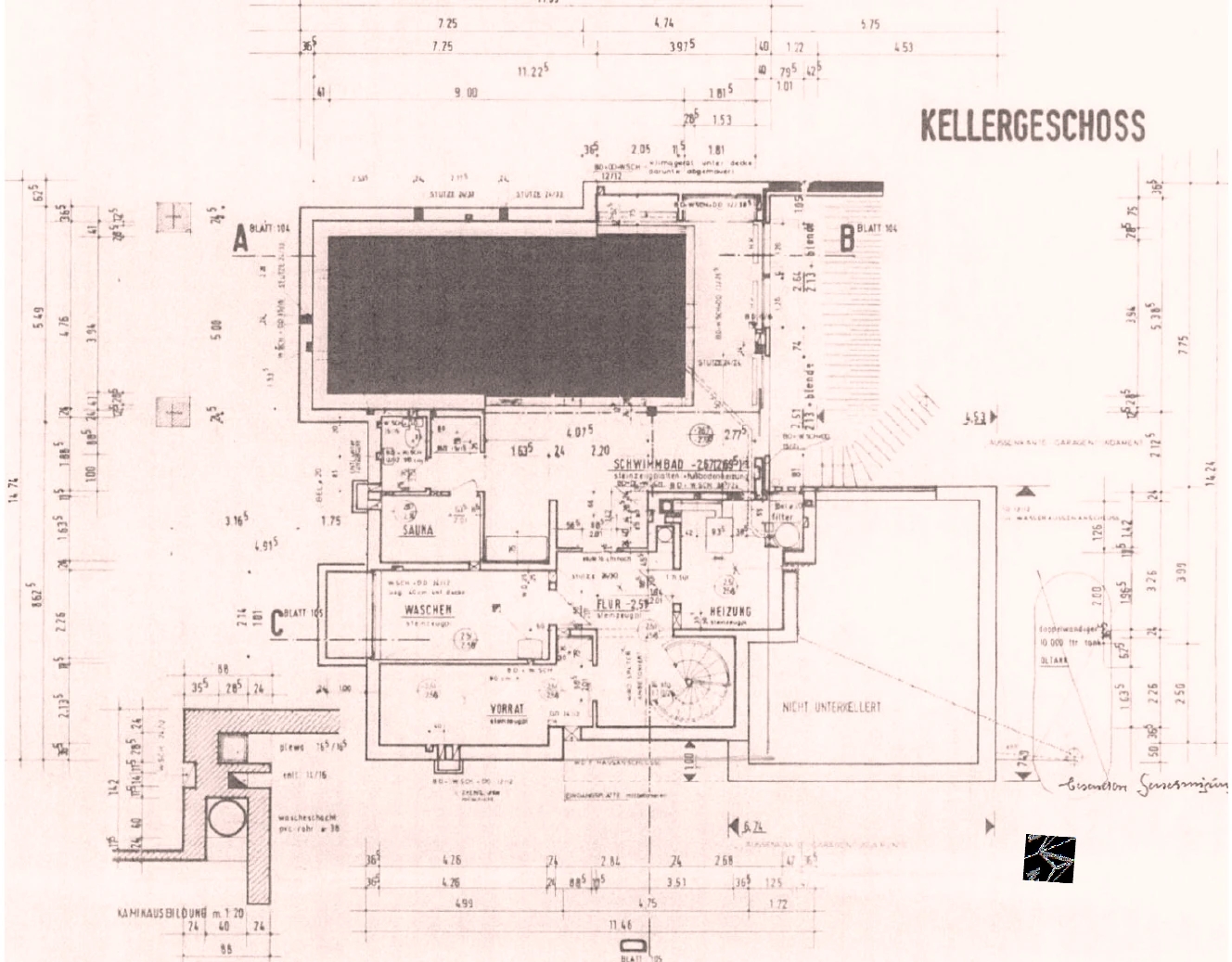 Garage, Einfamilienhaus in Mettingen — Bild 2