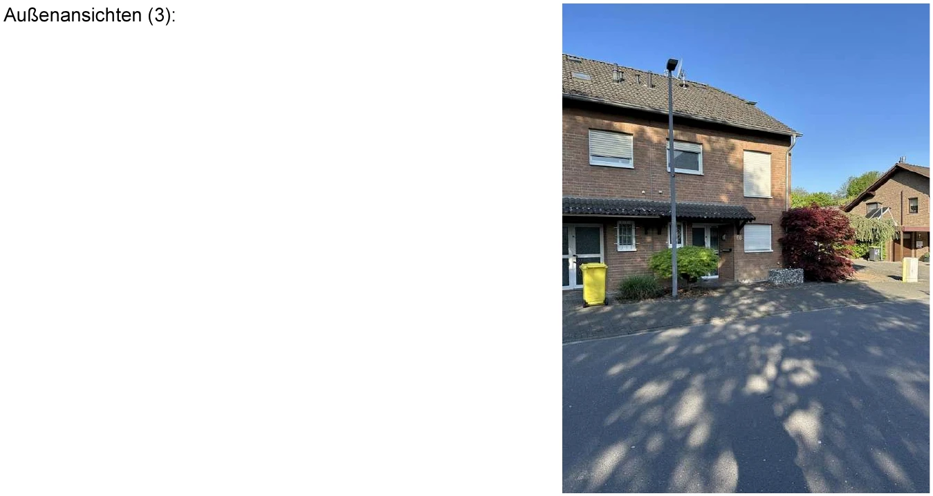 Garage, Doppelhaushälfte in Inden — Bild 2