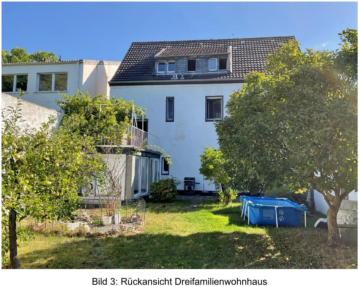 unbebautes Grundstück, Garage, Mehrfamilienhaus in Linnich — Bild 2