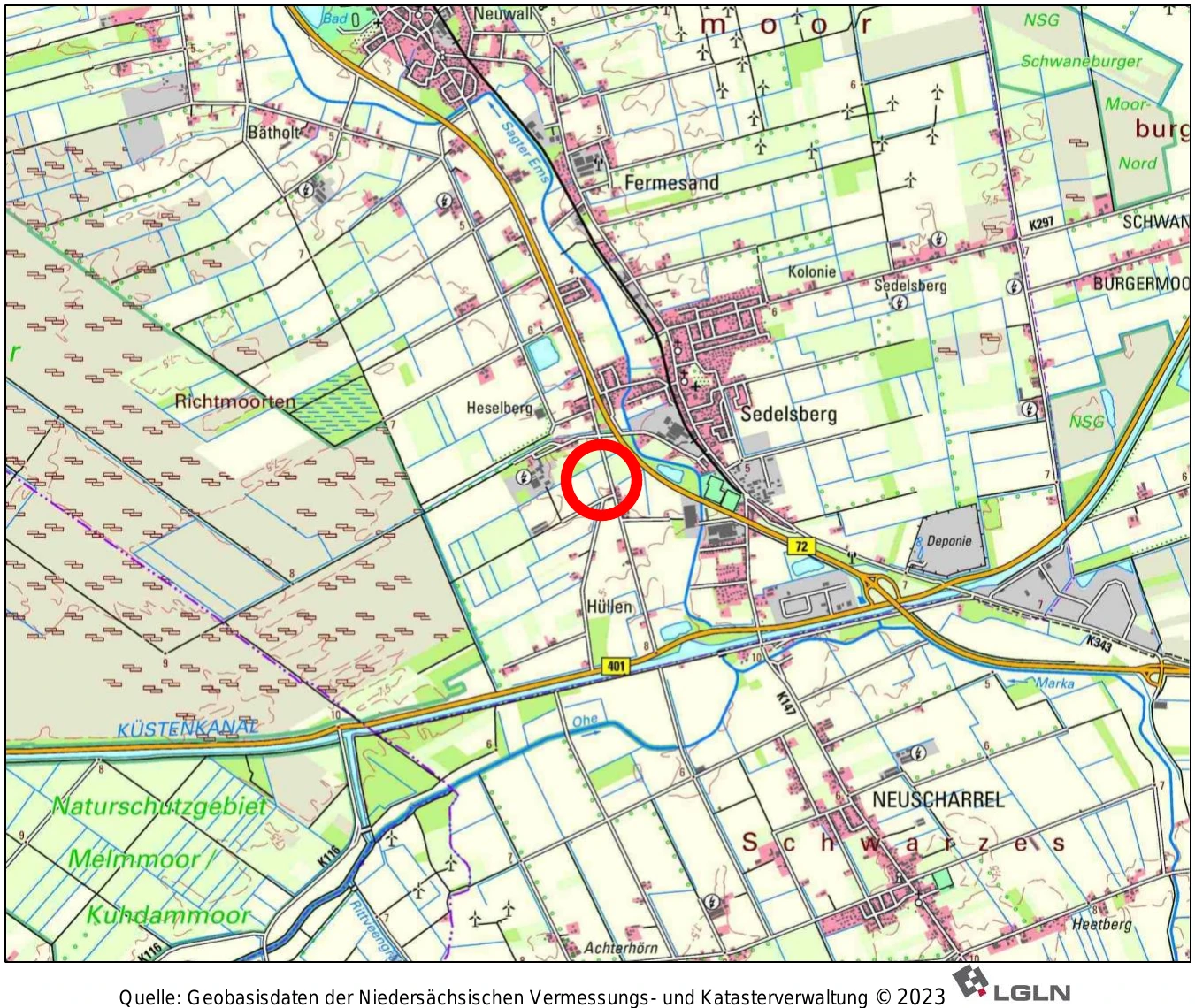 land- und forstwirtschaftlich genutztes Grundstück in Saterland — Bild 3