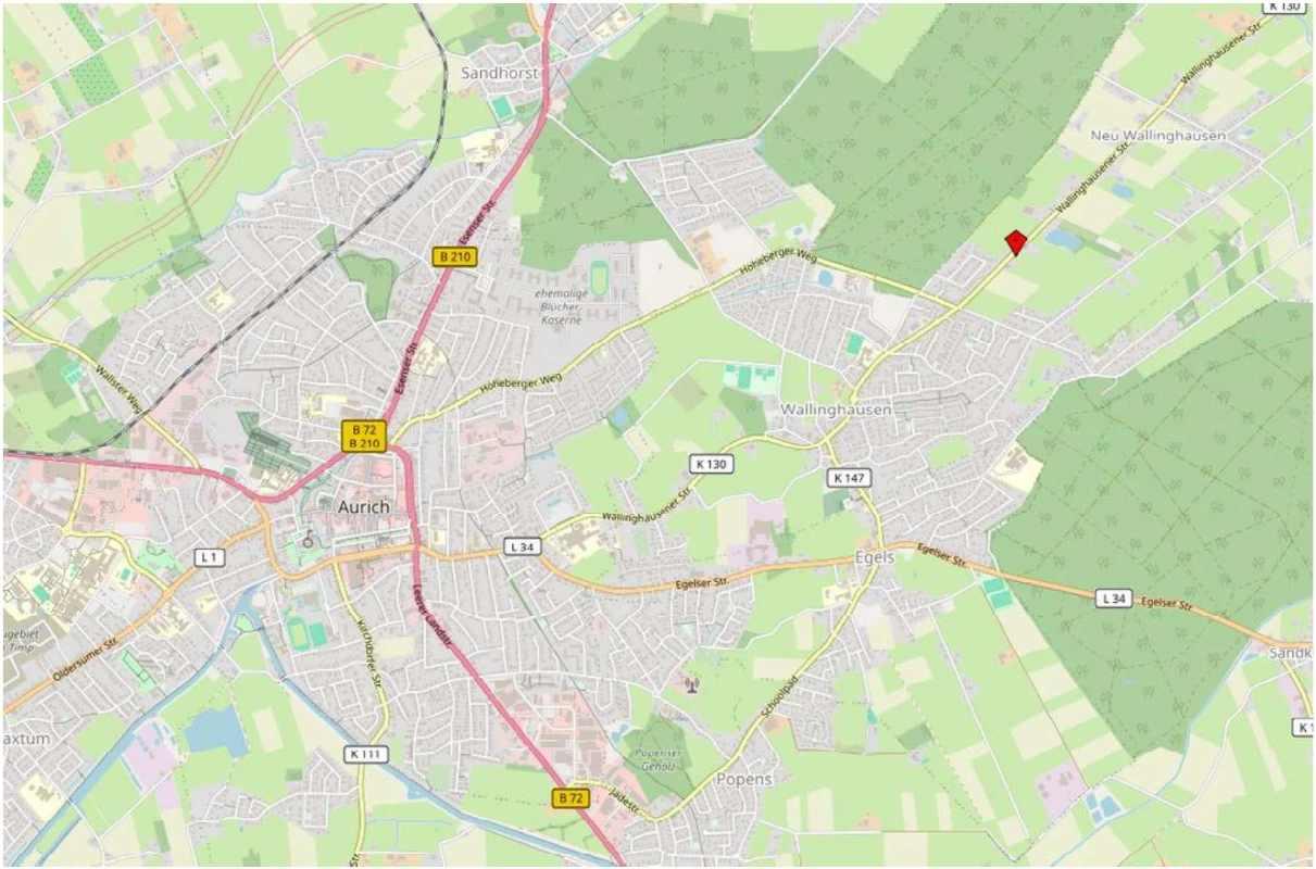 Einfamilienhaus, unbebaute Grundstücke; Nutzung als Grünland in Aurich — Bild 2