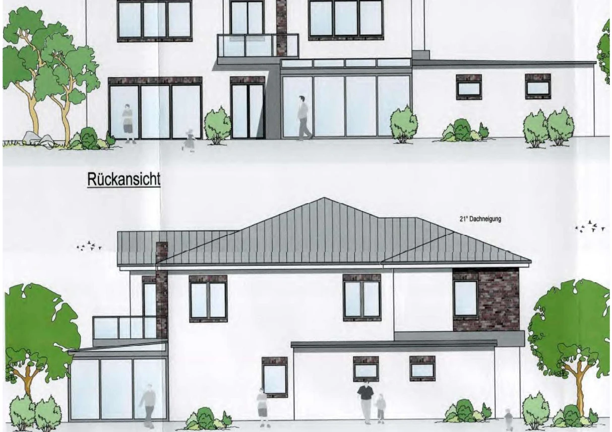 Wohnhaus im Rohbau in Aurich — Bild 2