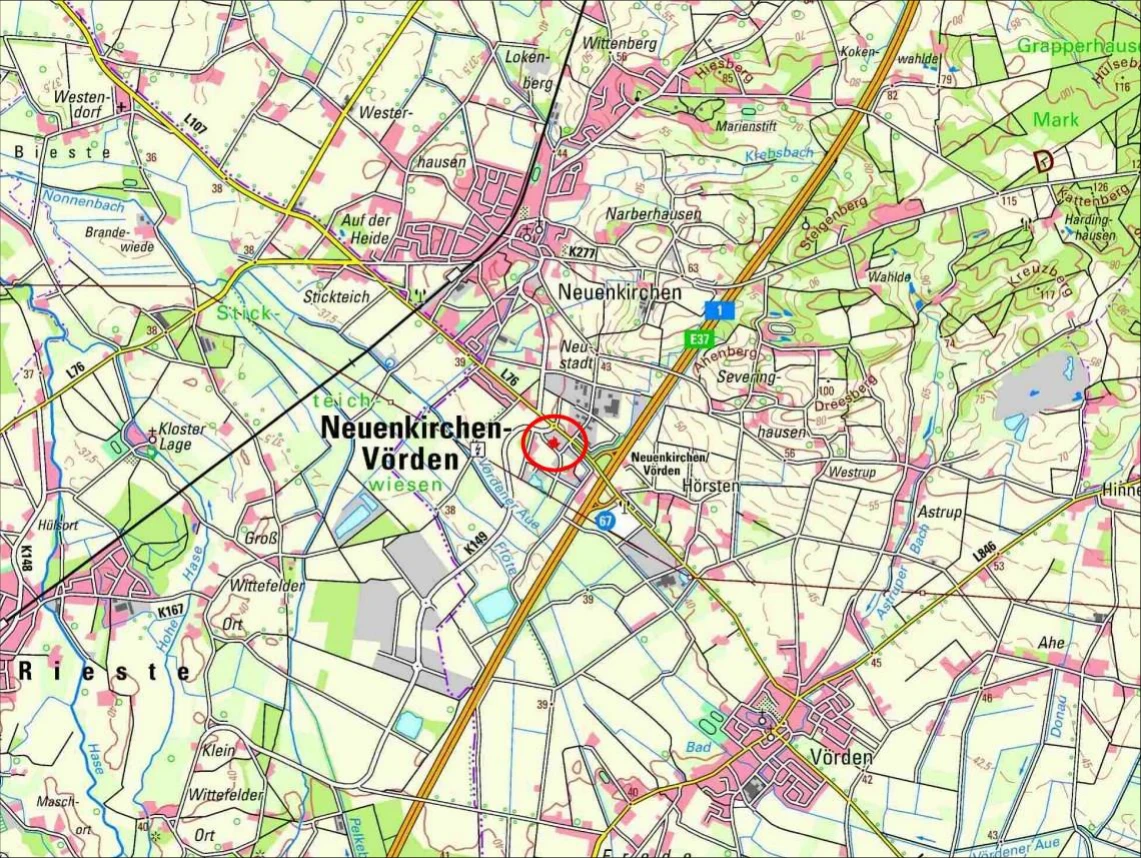 gewerblich genutztes Grundstück in Neuenkirchen