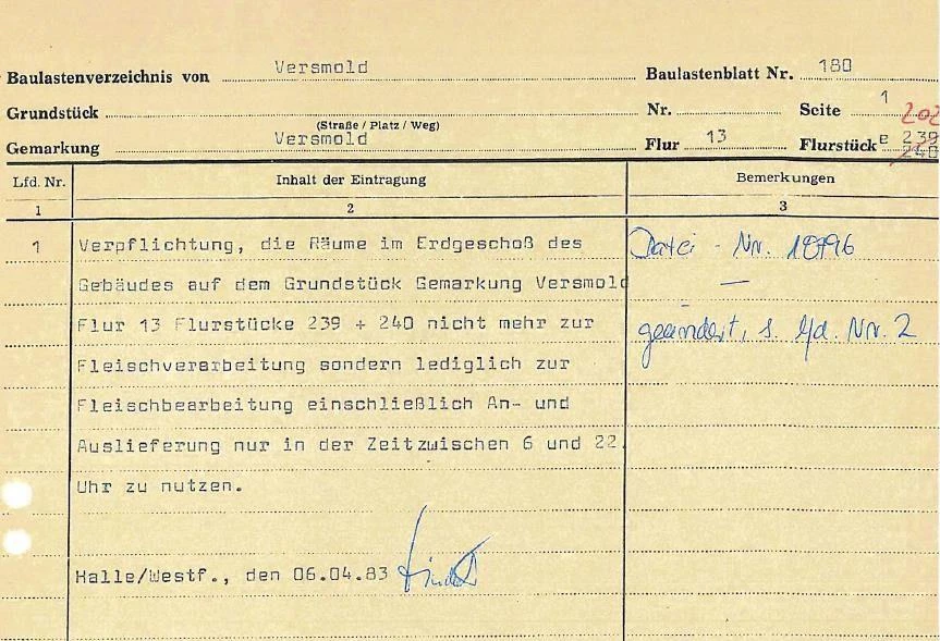 gewerblich genutztes Grundstück, Mehrfamilienhaus: in Versmold