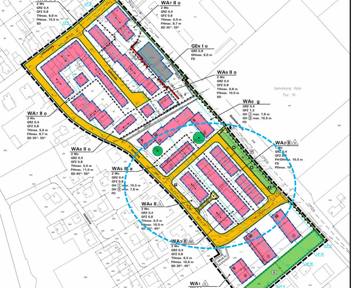 unbebautes Grundstück, in Wohnungseigentum unterteilt in Halle — Bild 3