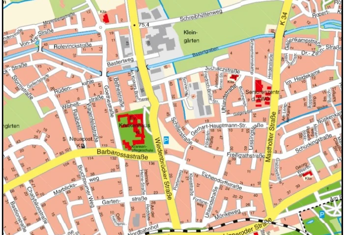 Garage, Einfamilienhaus, Garage, Einfamilienhaus, villenähnliches Wohnhaus, villenähnliches Wohnhaus in Lippstadt — Bild 3