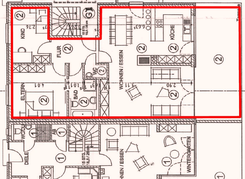 sonstiges Teileigentum (z.B. Keller, Hobbyraum), Kfz-Stellplatz (Tiefgarage), Eigentumswohnung in Rheine — Bild 3