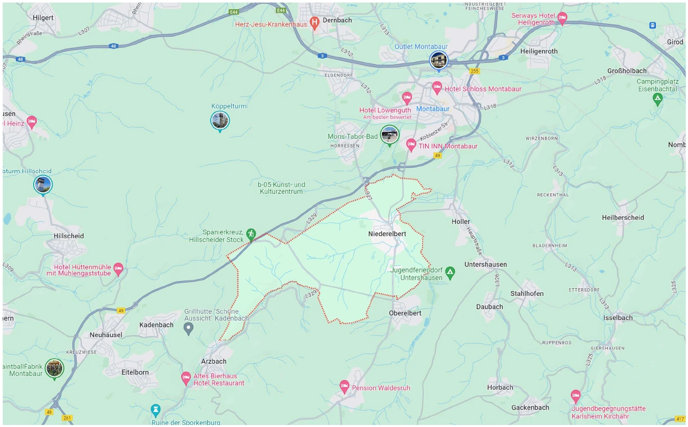 unbebautes Grundstück, land- und forstwirtschaftlich genutztes Grundstück in Niederelbert — Bild 2