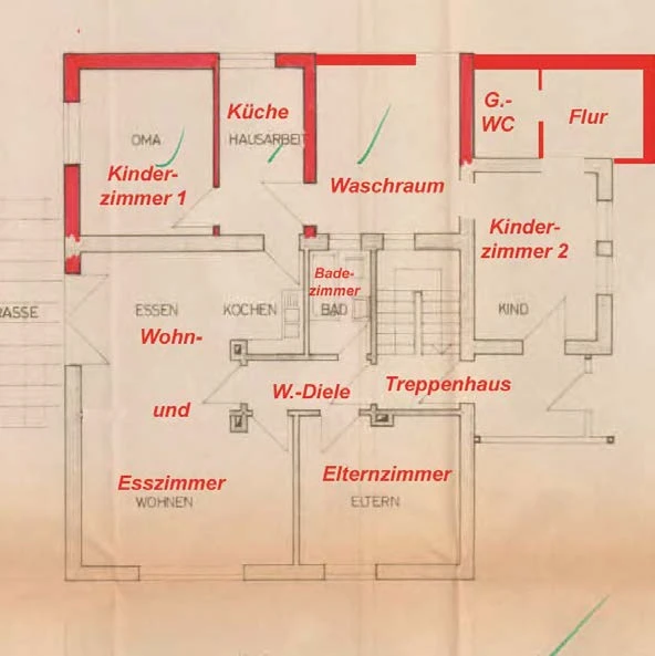 Wohnhaus, Pkw-Doppelgarage und weitere Nebenanlagen in Hünxe — Bild 2