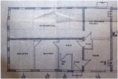 Garage, Reihenhaus in Brakel