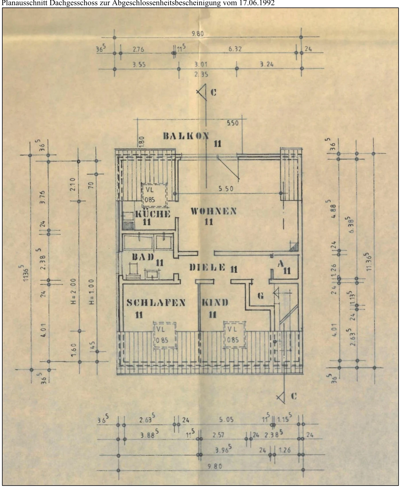 Eigentumswohnung (3 bis 4 Zimmer) in Oberhausen — Bild 2