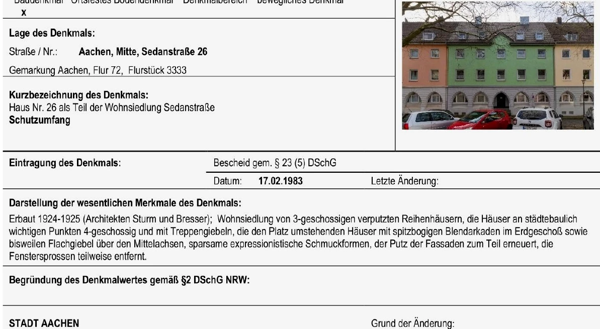 Eigentumswohnung (1 bis 2 Zimmer) in Aachen