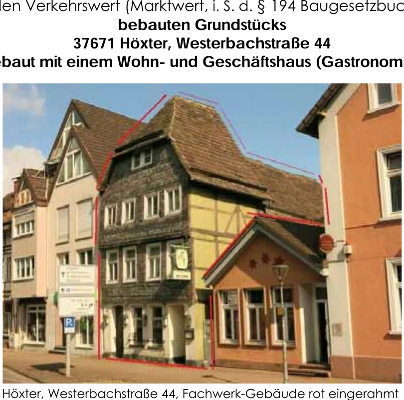 Wohn- und Geschäftshaus (Gastronomie) in Höxter — Bild 3