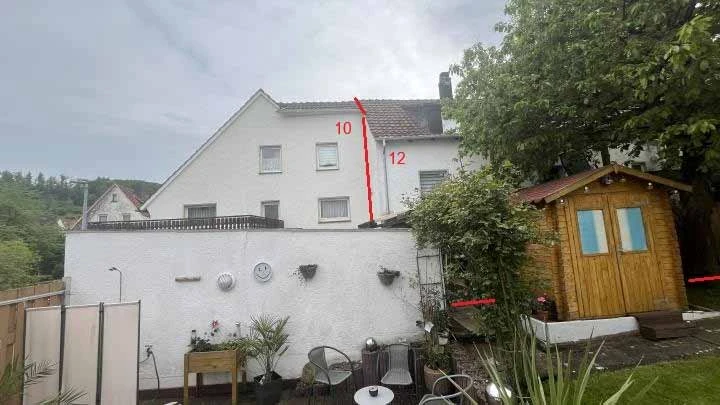 Garage, Doppelhaushälfte in Beverungen