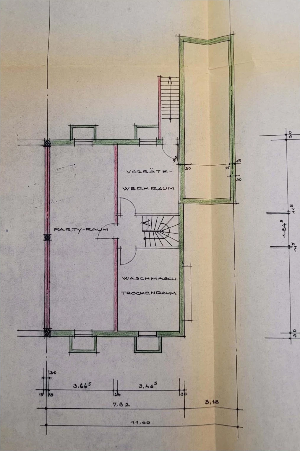 Garage, Einfamilienhaus, Doppelhaushälfte, Einfamilienhaus (DHH) mit übertiefer Garage und Waldfläche in Langenfeld (Rheinland) — Bild 2