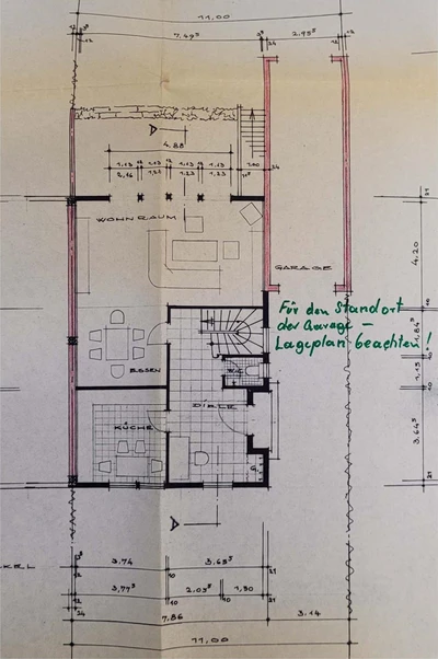 Garage, Einfamilienhaus, Doppelhaushälfte, Einfamilienhaus (DHH) mit übertiefer Garage und Waldfläche in Langenfeld (Rheinland)